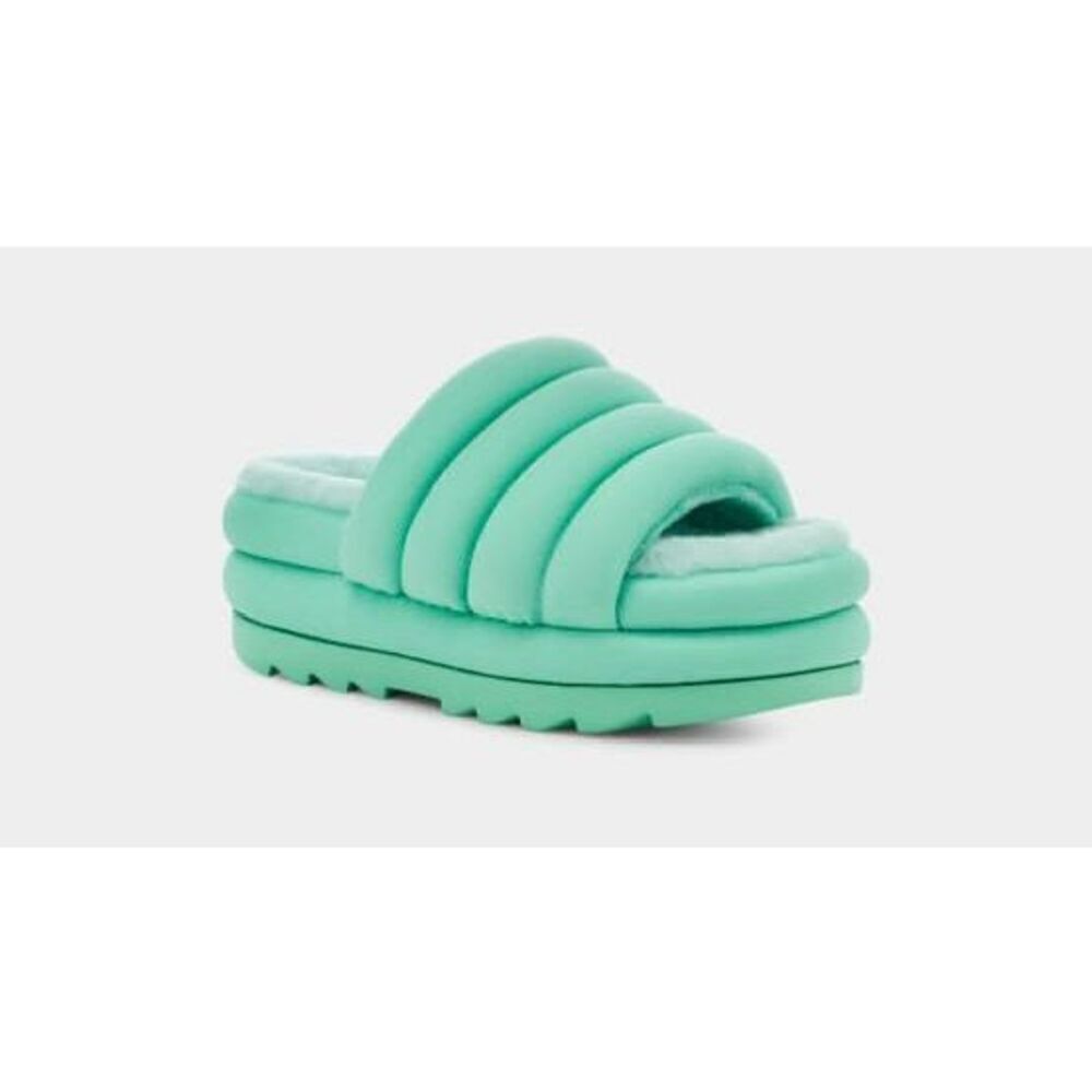 UGG Maxi Slide in Pale Emerald Womens Size 8